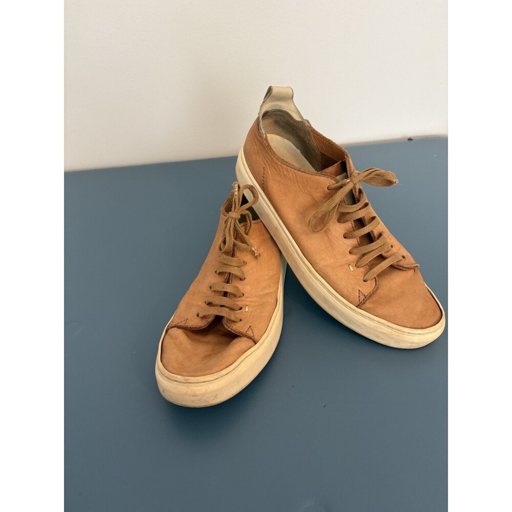 Satorisan Heisei Men's Leather Sneakers Tan/Brown EU 44 Fits Like 10.5